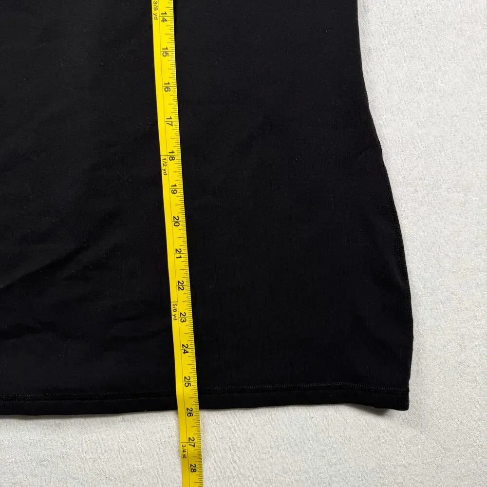 Lululemon Power Y Tank Black Women’s Size 10 Built In Bra Racerback Yoga